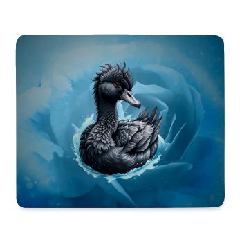 The Black Swan and the Blue Rose. - Mouse Pad (horizontal) - white - Front