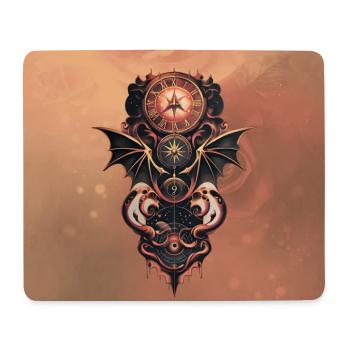 Mystical journey through time with wings - Mouse Pad (horizontal) - white - Front