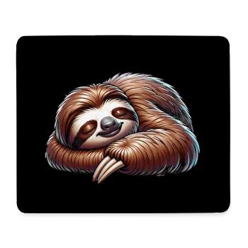 Cool bleiben immer mit der Ruhe lustiges Faultier - Mousepad (Querformat) - Weiß - Vorne
