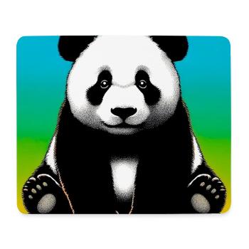 panda - Tapis de souris (format paysage) - blanc - Devant