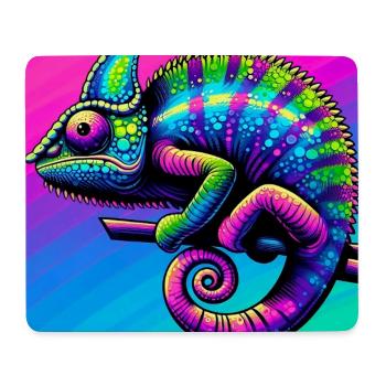 caméléon - Tapis de souris (format paysage) - blanc - Devant