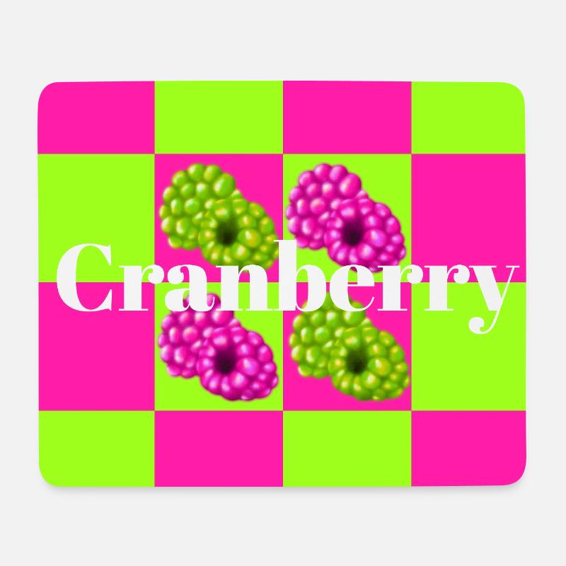 Beere & Farbenspiel Funkelndes Muster - Mousepad (Querformat) - Weiß