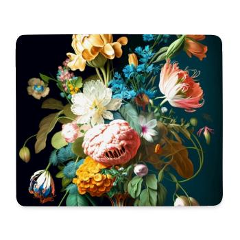 Blumenstrauß Amalfikunst barock flämischer Stil - Mousepad (Querformat) - Weiß - Vorne