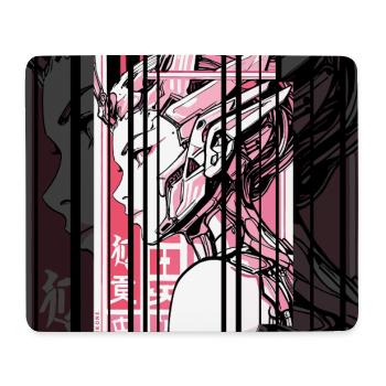 Ver.2 - Cyberpunk Woman - Rose Blanc - Effect Geek - Mouse Pad (horizontal) - white - Front