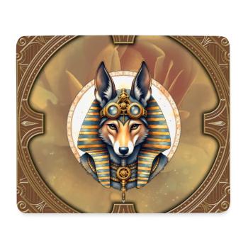 Steampunk Pharaoh Fox - Mouse Pad (horizontal) - white - Front