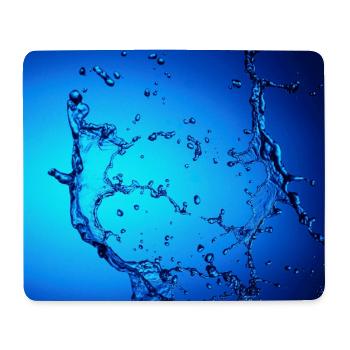 A splash of blue just for you - Mouse Pad (horizontal) - white - Front