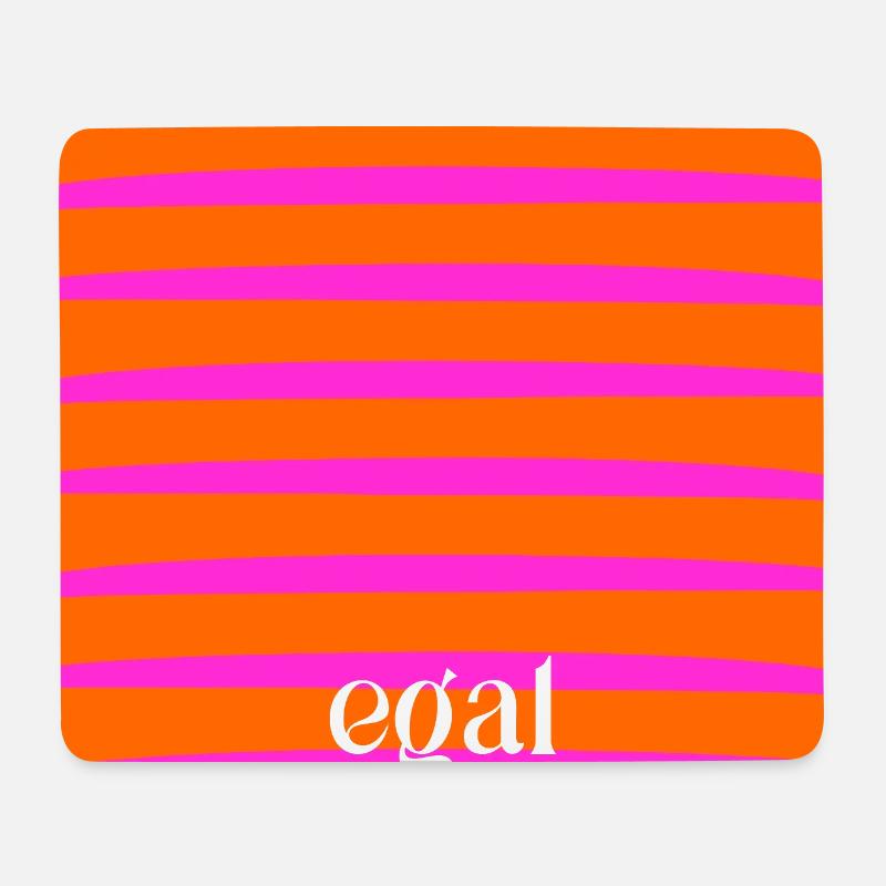 GLEICHGÜLTIGKEIT EGAL - Mousepad (Querformat) - Weiß