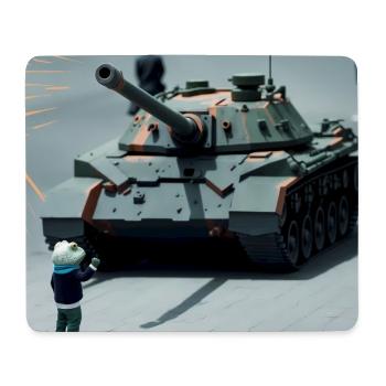 Portland Widerstandsfrosch - USA Tianmen Square - Mousepad (Querformat) - Weiß - Vorne