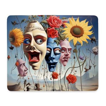 Mask Forest of Blossom Dreams - Mouse Pad (horizontal) - white - Front