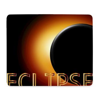 Total Solar Eclipse 2026 - Mouse Pad (horizontal) - white - Front