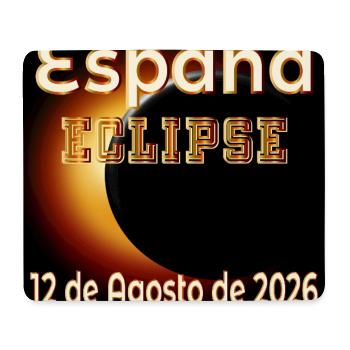 Eclipse Observation Spain - Mouse Pad (horizontal) - white - Front