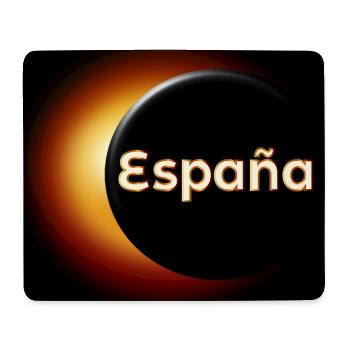 Total Solar Eclipse Spain - Mouse Pad (horizontal) - white - Front