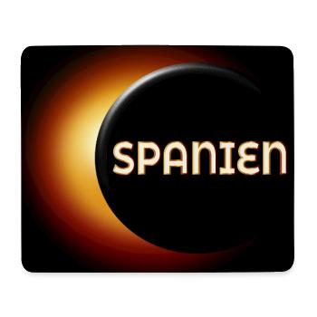 Total Solar Eclipse Spain 2026 - Mouse Pad (horizontal) - white - Front