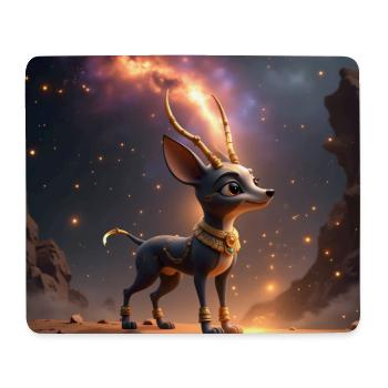 Cerf Étoile Fantastique - Tapis de souris (format paysage) - blanc - Devant