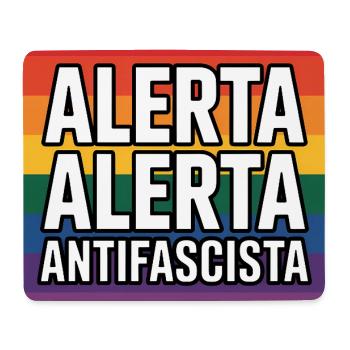 Alerta Alerta Antifascista - Antifa Tee - Tapis de souris (format paysage) - blanc - Devant
