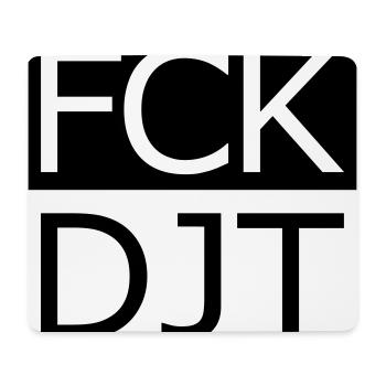 Provocative Block Typography Protest - Mouse Pad (horizontal) - white - Front
