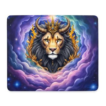 Lion Céleste à la Couronne d’Or - Tapis de souris (format paysage) - blanc - Devant