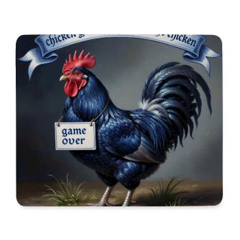 chicken game - Mouse Pad (horizontal) - white - Front