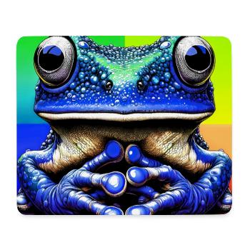 Frosch - Mousepad (Querformat) - Weiß - Vorne