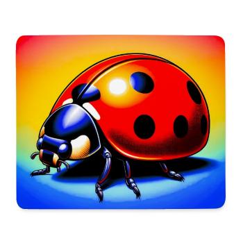 Marienkäfer - Mousepad (Querformat) - Weiß - Vorne