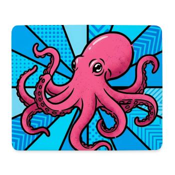 Krake - Mousepad (Querformat) - Weiß - Vorne