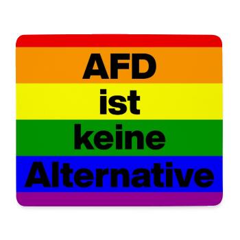 AFD IST KEINE ALTERNATIVE, FCK NZS, NIE WIEDER - Mousepad (Querformat) - Weiß - Vorne