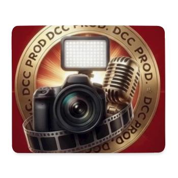 Cinéma et Podcast: Équipement Pro - Tapis de souris (format paysage) - blanc - Devant