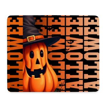 Halloween-Kürbis - Mousepad (Querformat) - Weiß - Vorne