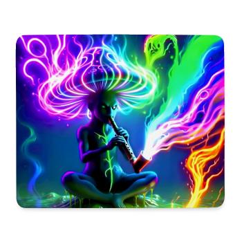 Idegen_Saman - Mouse Pad (horizontal) - white - Front