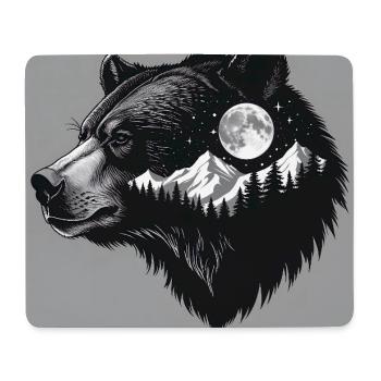 Grizzly Wildnis - Mousepad (Querformat) - Weiß - Vorne