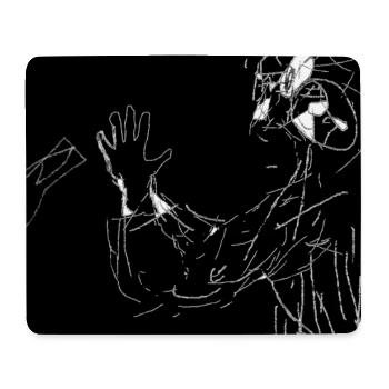 hmmm_whta_isss_dis - Mousepad (Querformat) - Weiß - Vorne