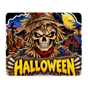 SkullCostume Halloween Edition: Die Vogelscheuche - Mousepad (Querformat) - Weiß - Vorne