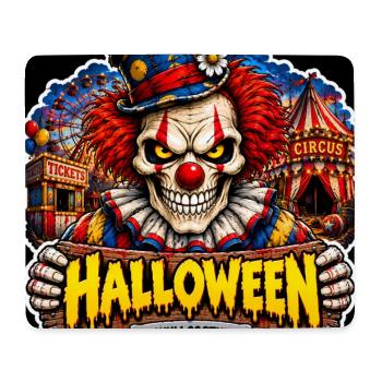 SkullCostume Halloween Edition: Der Killerclown - Mousepad (Querformat) - Weiß - Vorne