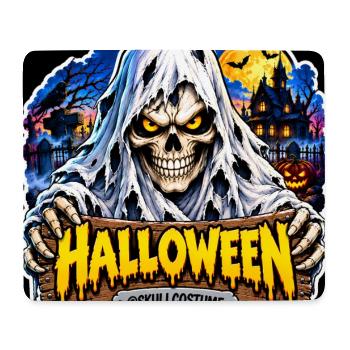 SkullCostume – Halloween Edition: Der Geist - Mousepad (Querformat) - Weiß - Vorne