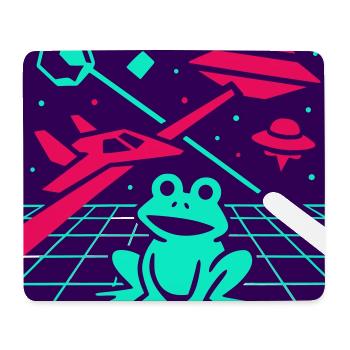 Space Frog - Mouse Pad (horizontal) - white - Front