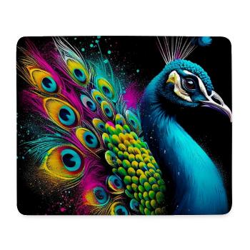 peacock - Mouse Pad (horizontal) - white - Front