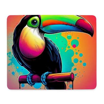 Tukan - Mousepad (Querformat) - Weiß - Vorne