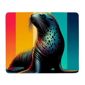 Siegel - Mousepad (Querformat) - Weiß - Vorne