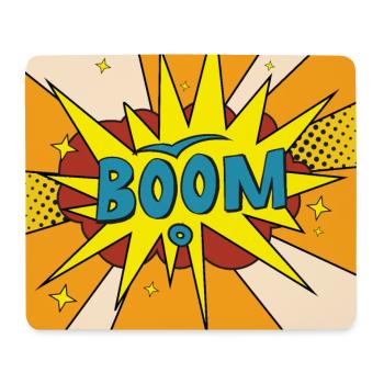 Boom Comic Explosion Stil - Mousepad (Querformat) - Weiß - Vorne