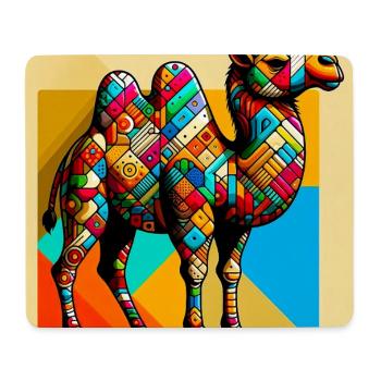 Kamel - Mousepad (Querformat) - Weiß - Vorne