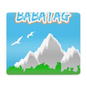 Cadeau pour Babatag - Tapis de souris (format paysage) - blanc - Devant