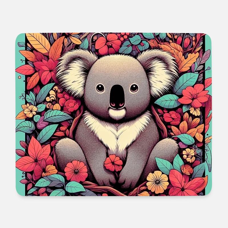 Koala - Mouse Pad (horizontal) - white