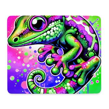 Gecko - Mousepad (Querformat) - Weiß - Vorne