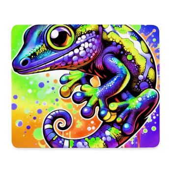 Gecko - Mousepad (Querformat) - Weiß - Vorne