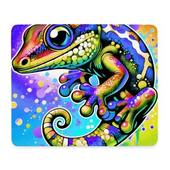 Gecko - Mousepad (Querformat) - Weiß - Vorne