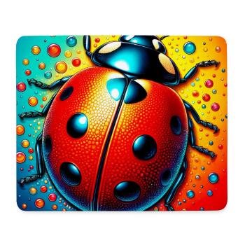 Marienkäfer - Mousepad (Querformat) - Weiß - Vorne