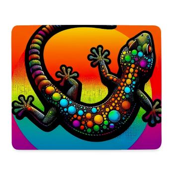 Gecko - Tapis de souris (format paysage) - blanc - Devant