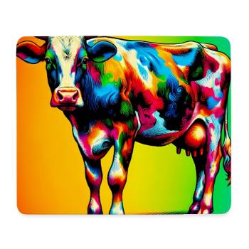 cow - Mouse Pad (horizontal) - white - Front