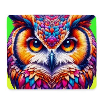 Eule - Mousepad (Querformat) - Weiß - Vorne