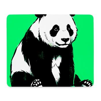 panda - Tapis de souris (format paysage) - blanc - Devant